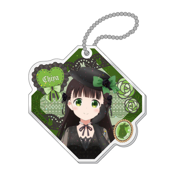 『ご注文はうさぎですか? BLOOM』ラメ入りアクリルキーホルダー 千夜