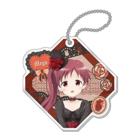 『ご注文はうさぎですか? BLOOM』ラメ入りアクリルキーホルダー メグ