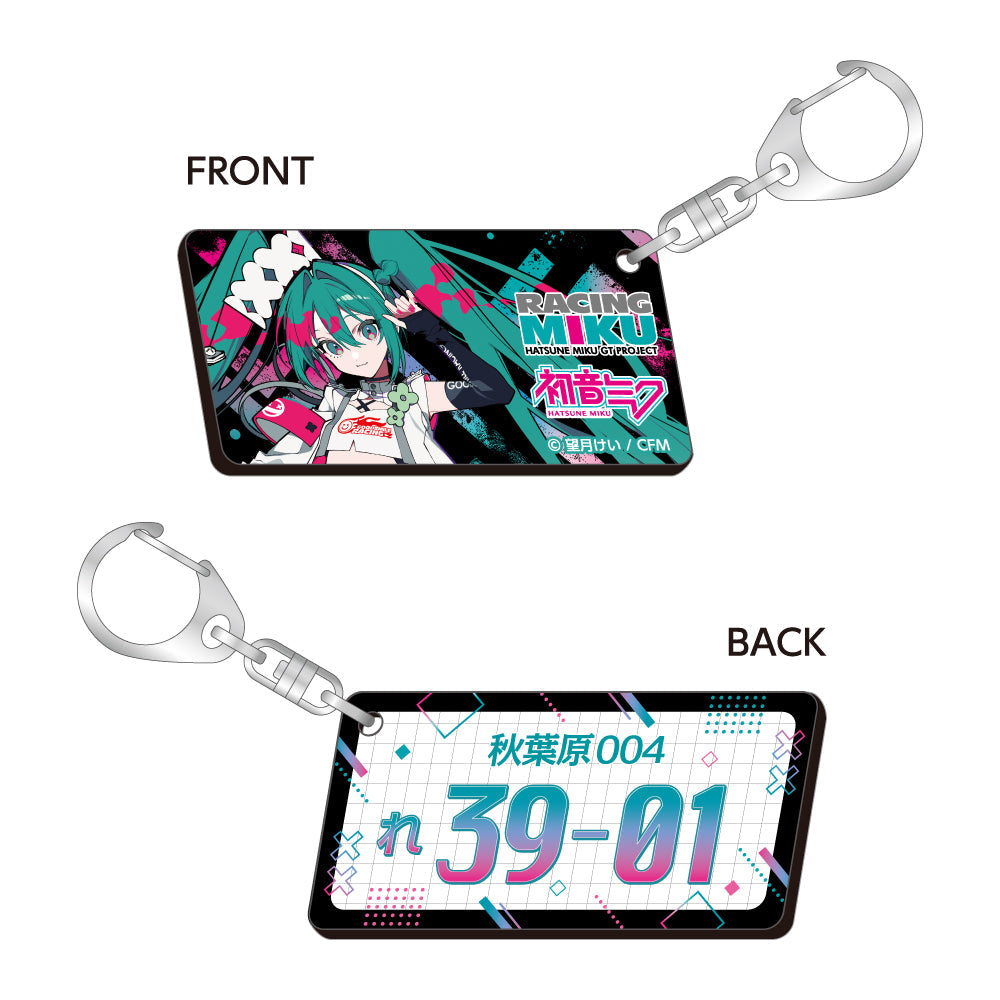 初音ミク レーシングミク 2025Ver.』ナンバープレート風