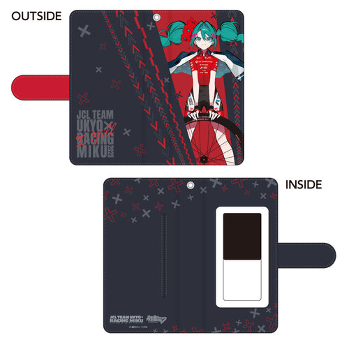 『初音ミク レーシングミク』2025 JCL TEAM UKYO 応援Ver. 手帳型スマートフォンケース