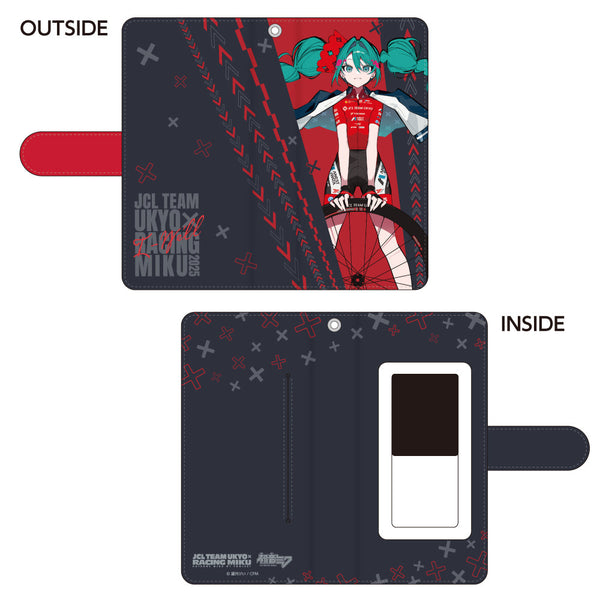 『初音ミク レーシングミク』2025 JCL TEAM UKYO 応援Ver. 手帳型スマートフォンケース