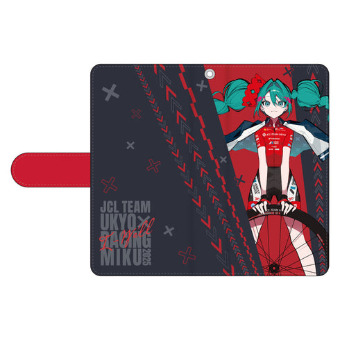 『初音ミク レーシングミク』2025 JCL TEAM UKYO 応援Ver. 手帳型スマートフォンケース