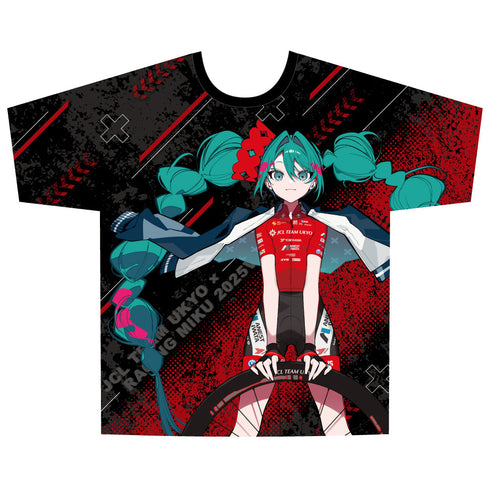 『初音ミク レーシングミク』2025 JCL TEAM UKYO 応援Ver. フルグラフィックTシャツ XLサイズ