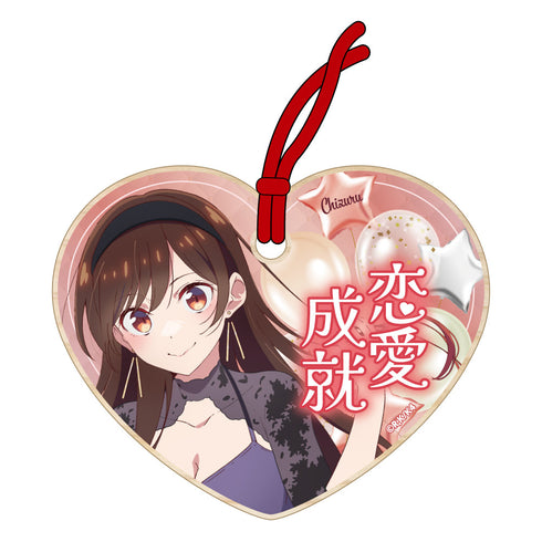 『彼女、お借りします』描き下ろし絵馬風ストラップ ドレスVer. 水原千鶴