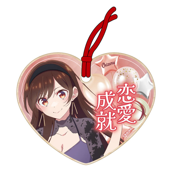 『彼女、お借りします』描き下ろし絵馬風ストラップ ドレスVer. 水原千鶴