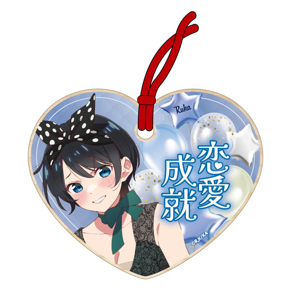 『彼女、お借りします』描き下ろし絵馬風ストラップ ドレスVer. 更科瑠夏