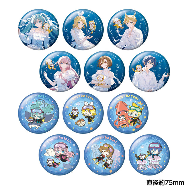 『初音ミク×ラスカル』2025 おっきめホログラム缶バッジコレクション【BOX】