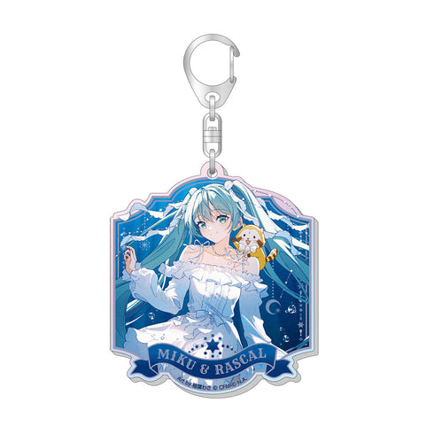 『初音ミク×ラスカル』2025 オーロラアクリルキーホルダー 初音ミク