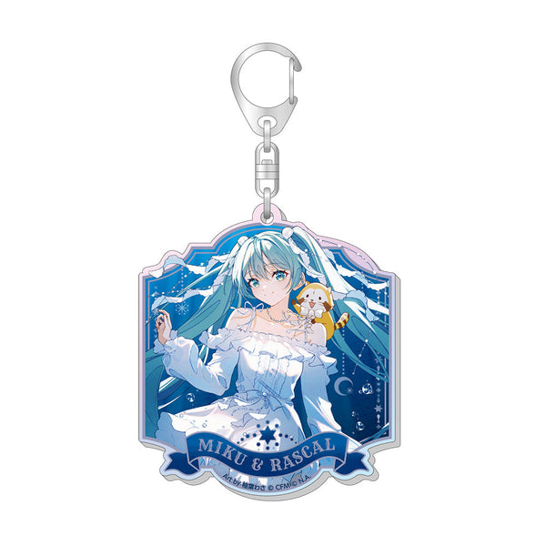 『初音ミク×ラスカル』2025 オーロラアクリルキーホルダー 初音ミク