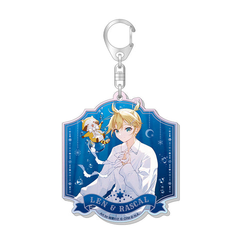 『初音ミク×ラスカル』2025 オーロラアクリルキーホルダー 鏡音レン
