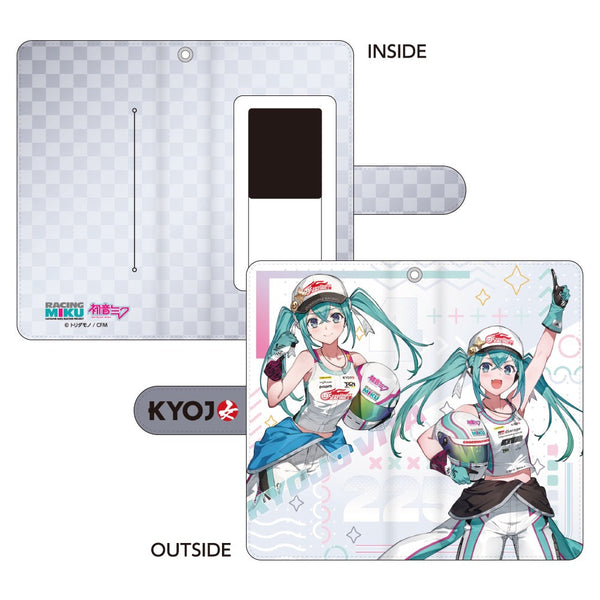 『初音ミク レーシングミク』KYOJO VITA 2025Ver. 手帳型スマートフォンケース