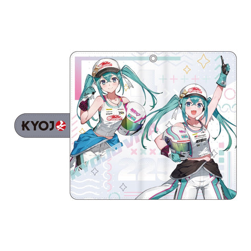 『初音ミク レーシングミク』KYOJO VITA 2025Ver. 手帳型スマートフォンケース