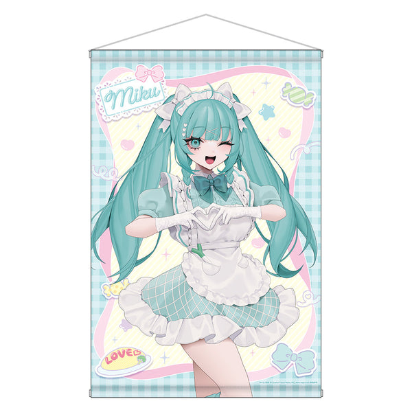 『初音ミク 秋葉原フェスティバル2025』B2タペストリー コンセプトカフェVer. 初音ミク