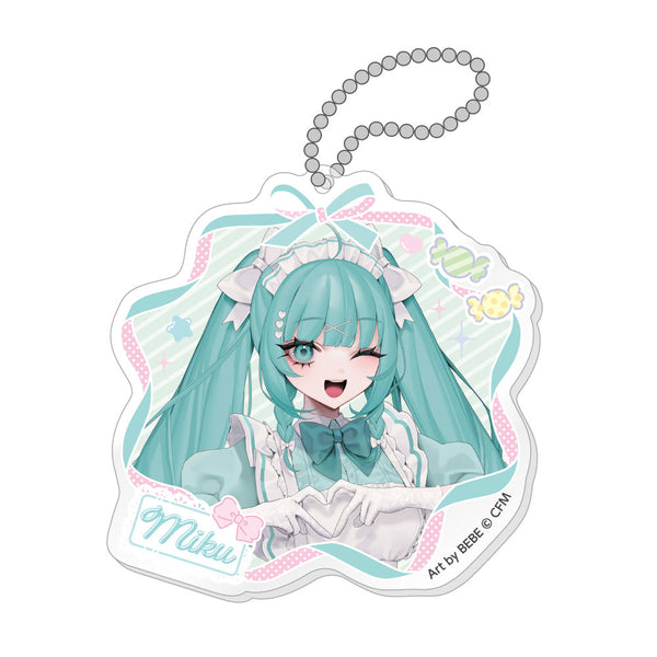 『初音ミク 秋葉原フェスティバル2025』アクリルキーホルダー コンセプトカフェVer. 初音ミク