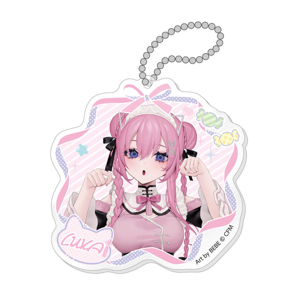 『初音ミク 秋葉原フェスティバル2025』アクリルキーホルダー コンセプトカフェVer. 巡音ルカ