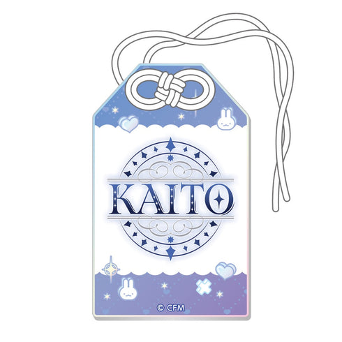 『初音ミク 秋葉原フェスティバル2025』お守り風オーロラアクリルストラップ コンセプトカフェVer. KAITO