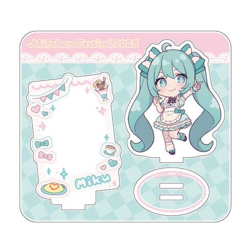 『初音ミク 秋葉原フェスティバル2025』ミニキャラアクリルジオラマ コンセプトカフェVer. 初音ミク