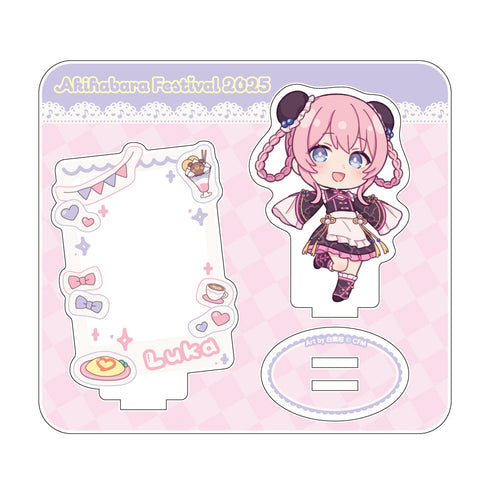 『初音ミク 秋葉原フェスティバル2025』ミニキャラアクリルジオラマ コンセプトカフェVer. 巡音ルカ