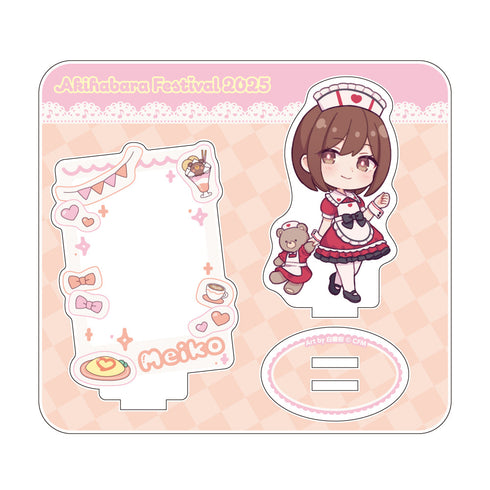 『初音ミク 秋葉原フェスティバル2025』ミニキャラアクリルジオラマ コンセプトカフェVer. MEIKO