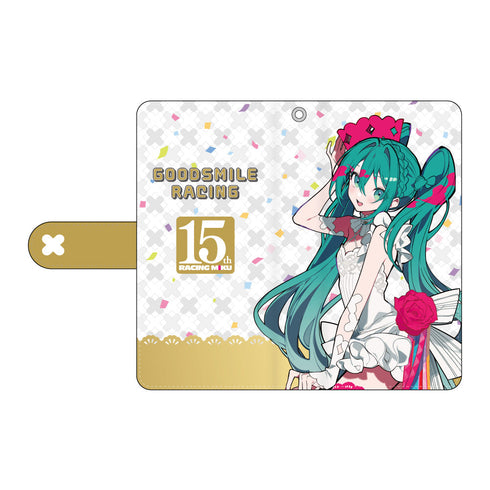 『レーシングミク』15th "Rhapsody" 2010-2025 手帳型スマートフォンケース