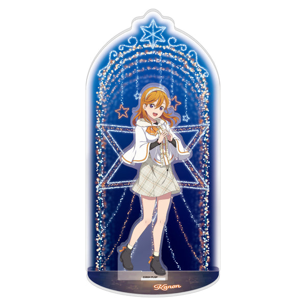 『ラブライブ!スーパースター!!』アクリルスタンドジオラマ 澁谷かのん ホワイトポンチョVer.