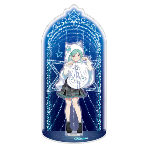 『ラブライブ!スーパースター!!』アクリルスタンドジオラマ 鬼塚冬毬 ホワイトポンチョVer.