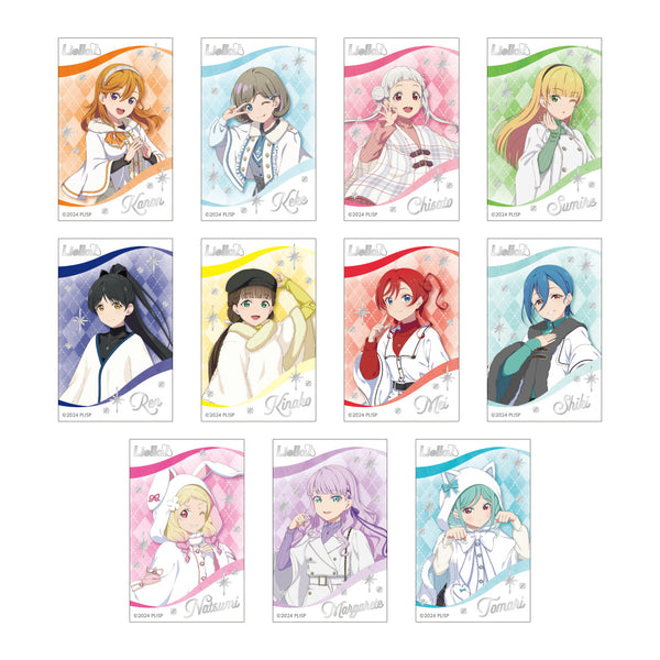 『ラブライブ!スーパースター!!』トレーディング箔押しミニフォトカード ホワイトポンチョVer.【BOX】