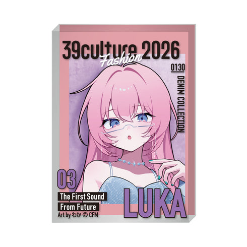 『39Culture 2026』FASHION 雑誌風アクリルブロック / 巡音ルカ