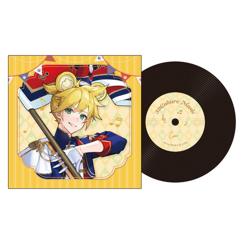 『39Culture 2026』MUSIC レコード風コースター / 鏡音レン