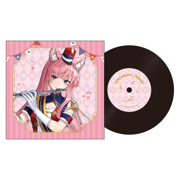 『39Culture 2026』MUSIC レコード風コースター / 巡音ルカ