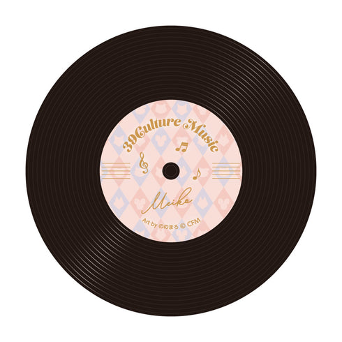 『39Culture 2026』MUSIC レコード風コースター / MEIKO