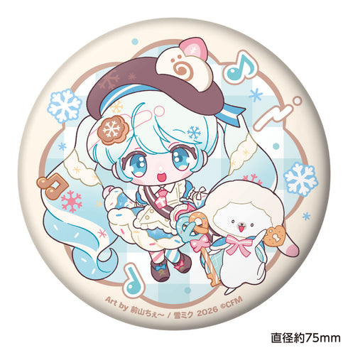 『SNOW MIKU 2026』ぷにぷに缶バッジ 初音ミク 前山ちぇーVer.