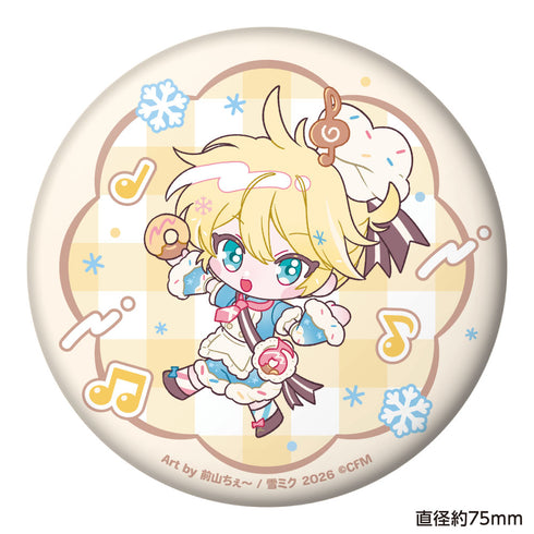 『SNOW MIKU 2026』ぷにぷに缶バッジ 鏡音レン 前山ちぇーVer.