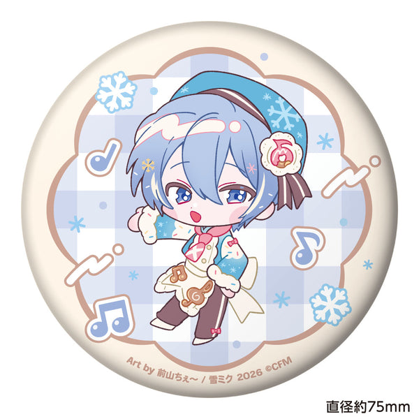 『SNOW MIKU 2026』ぷにぷに缶バッジ KAITO 前山ちぇーVer.