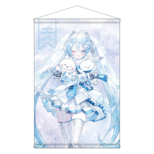 『しろたん×雪ミク』B2タペストリー