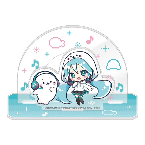 『しろたん×初音ミク』第2弾 アクリルジオラマ 初音ミク