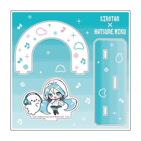 『しろたん×初音ミク』第2弾 アクリルジオラマ 初音ミク