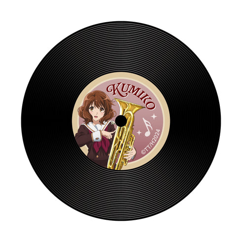 "The Final Movement: Sound! Euphonium" Vinyl-Style Coaster / Kumiko Oumae