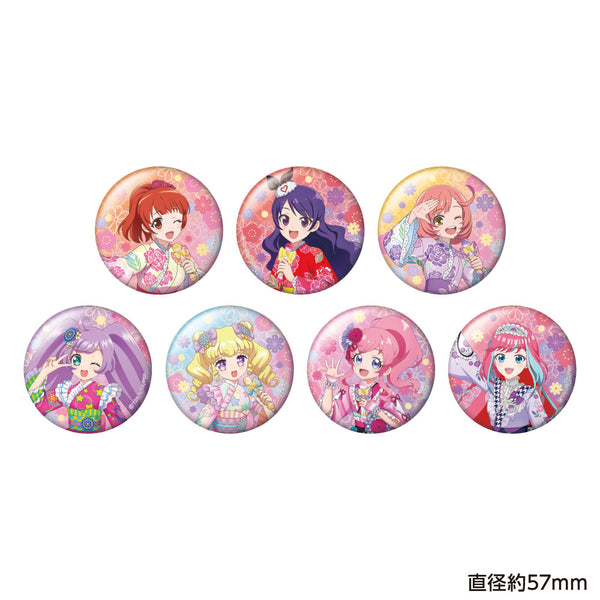 『プリティーシリーズ』トレーディンググリッター缶バッジ【BOX】