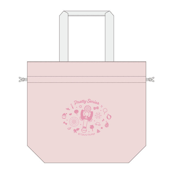 "Pretty Series" Polyester Drawstring Tote Bag