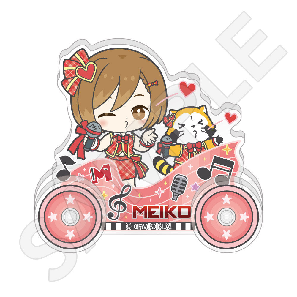 ボカロ　初音ミク×ラスカル2020冬　アクリルスタンドキーホルダー　MEIKO 初音ミク×ラスカル 2026』トロッコ風アクリルスタンド / MEIKO - Anime