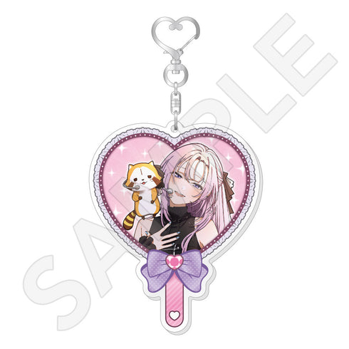 "Hatsune Miku × Rascal 2026" Fan-Shaped Acrylic Keychain / Megurine Luka