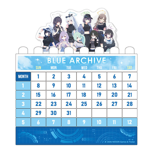 『ブルーアーカイブ -Blue Archive-』描き下ろしブロックカレンダー 5.5th Anniversary POP UP STORE