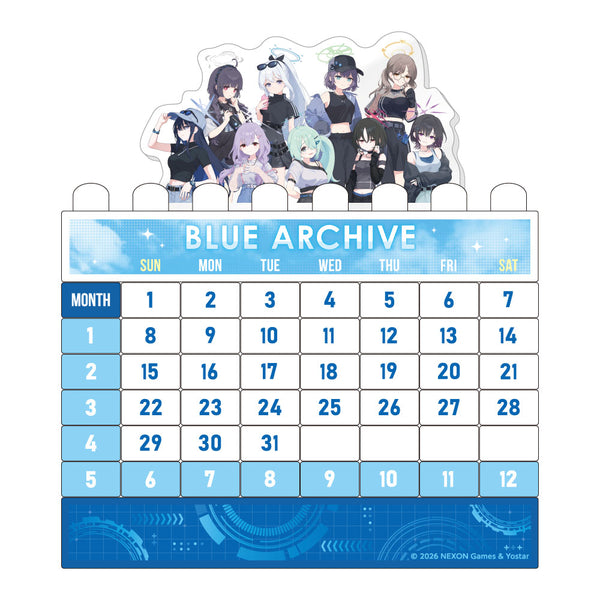 『ブルーアーカイブ -Blue Archive-』描き下ろしブロックカレンダー 5.5th Anniversary POP UP STORE