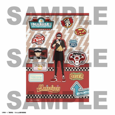 『マッシュル-MASHLE-』ダイカットステッカー マッシュ・バーンデッド