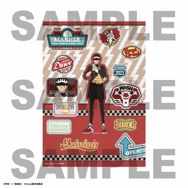 『マッシュル-MASHLE-』ダイカットステッカー マッシュ・バーンデッド