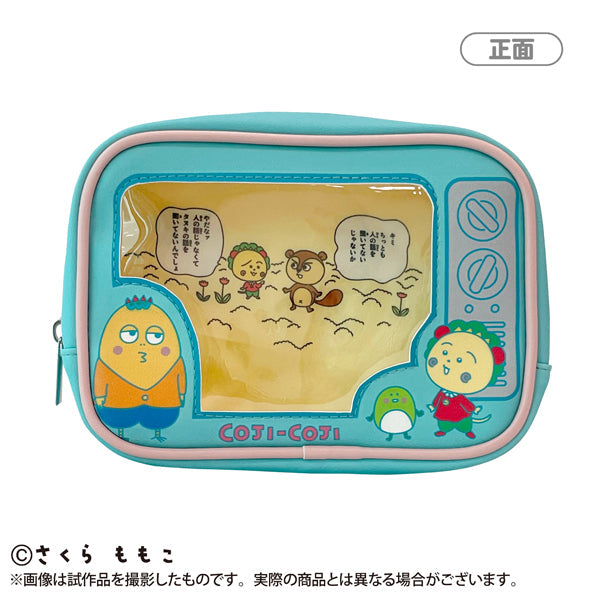 『コジコジ』窓付きポーチ(みずいろ)