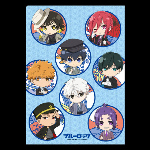 『ブルーロック』クリアファイル大正浪漫デフォルメ BOX