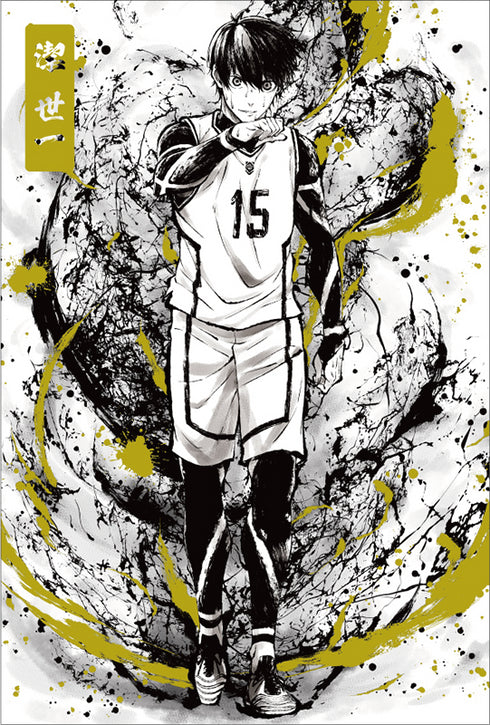 『ブルーロック』金箔 ポストカード5種セット 水墨画