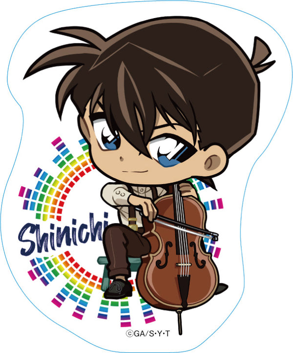 『名探偵コナン』デフォルメステッカー 音楽 (新一)